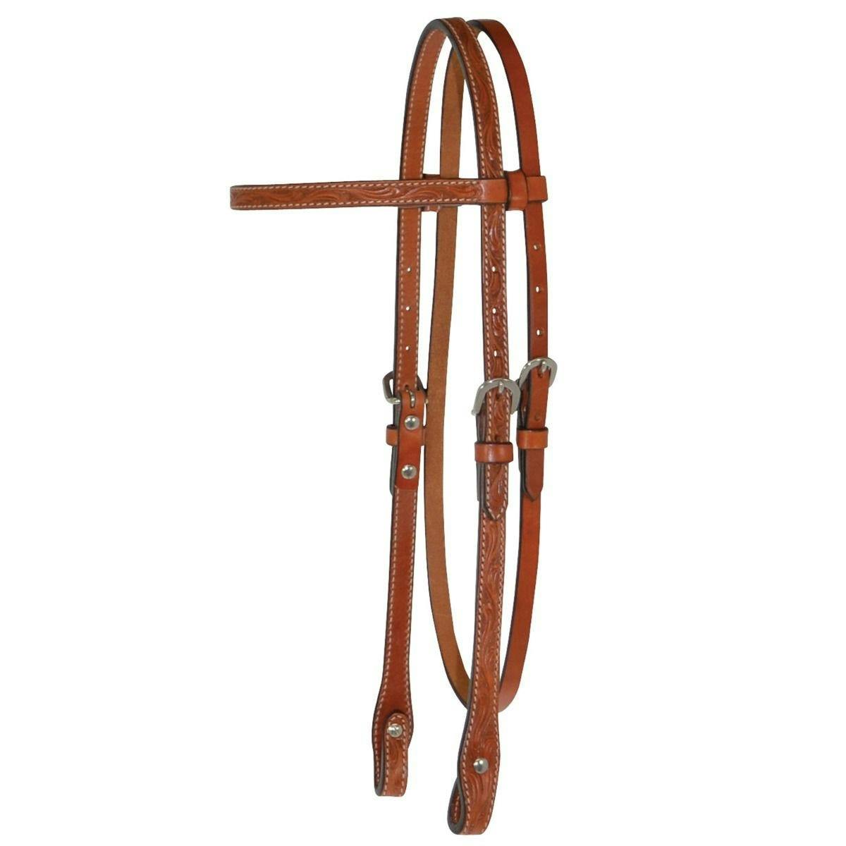 Classic Floral Browband Headstall