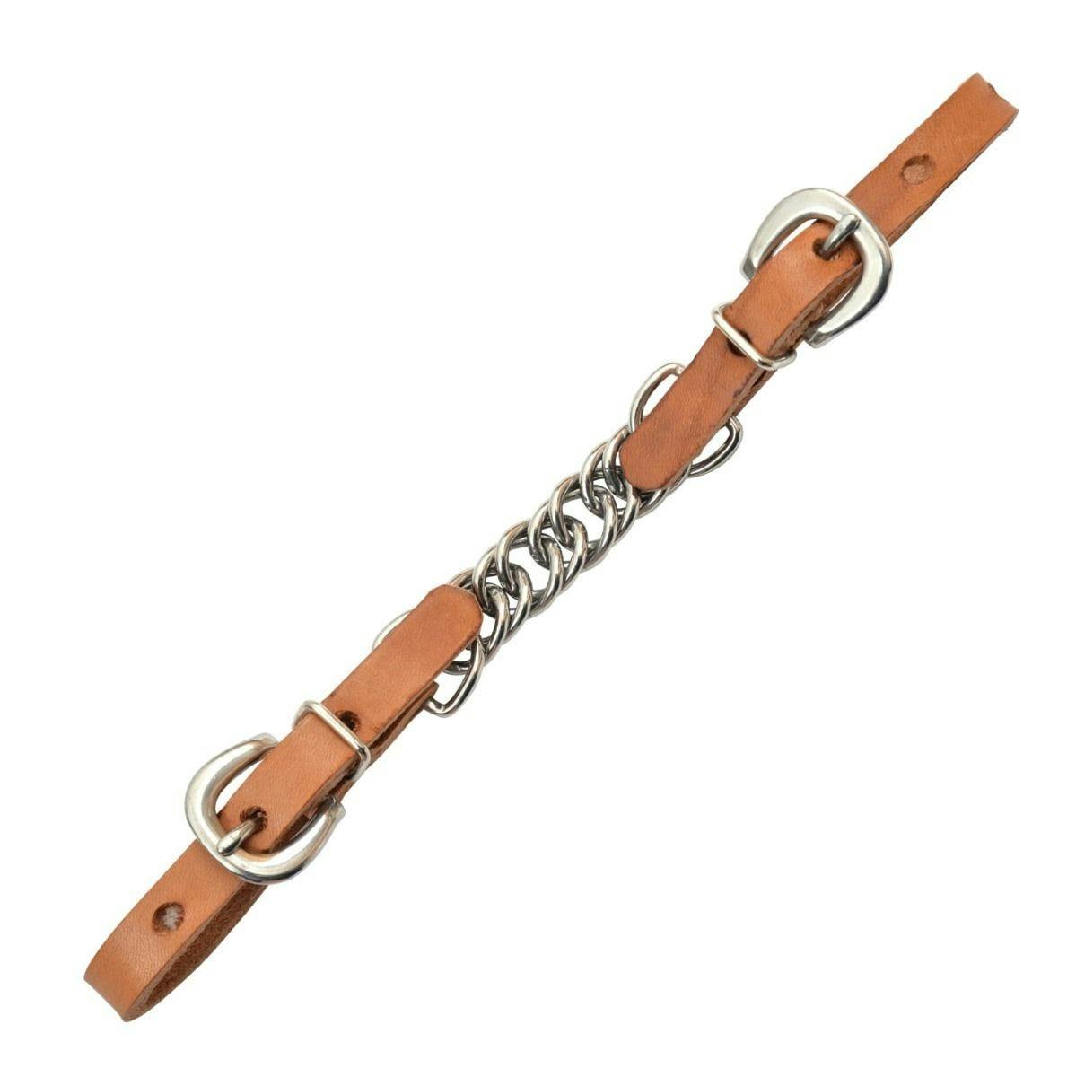 Harness Leather Single Link Curb Chain